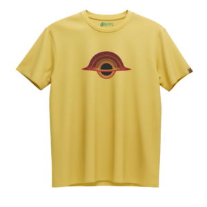 celestial eclipse regular t shirt sarı